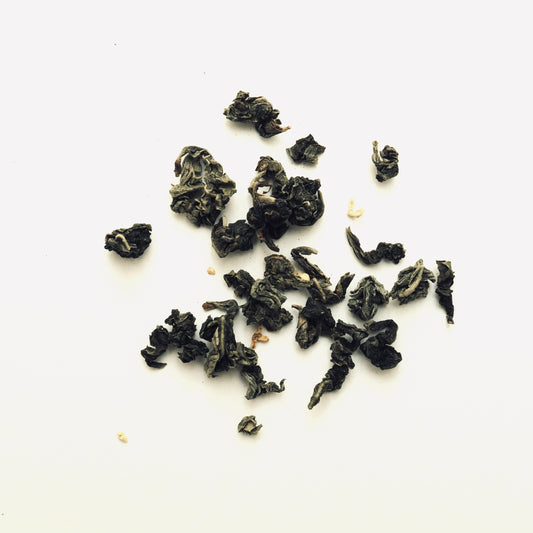 Tie Guan Yin Oolong tea scented with osmanthus flowers.